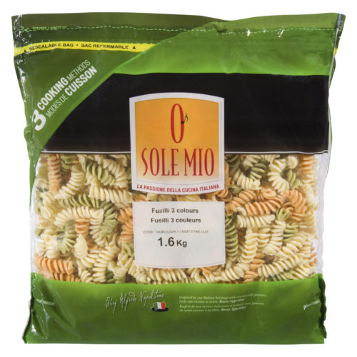 FUSILLI 3 COLORS / BULK /FROZEN