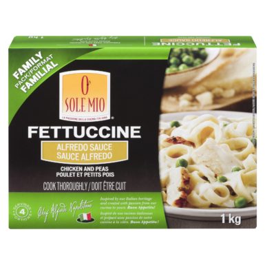 FETTUCCINE Sauce Alfredo et Petits Pois