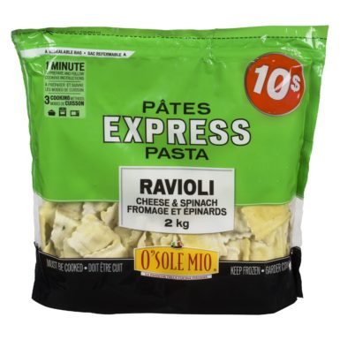 RAVIOLI Cheese and Spinach