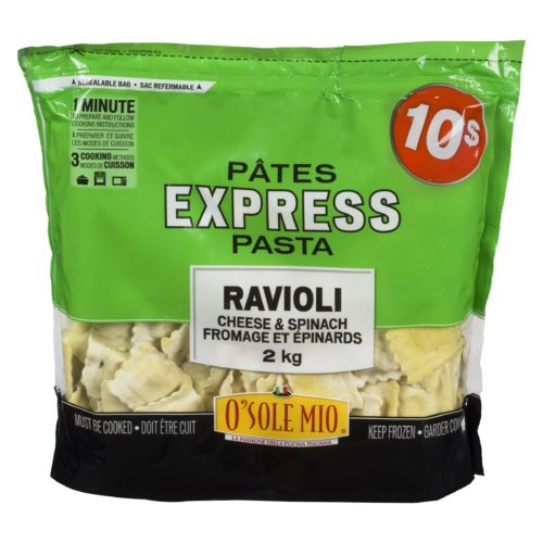 RAVIOLI Fromage et Épinards