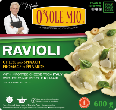 RAVIOLI Cheese and Spinach