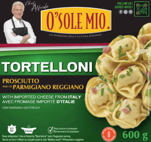 TORTELLONI  Prosciutto and Parmigiano Reggiano