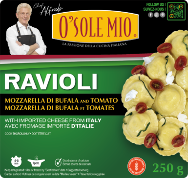 RAVIOLI Caprese mozzarella Di Bufala and tomato