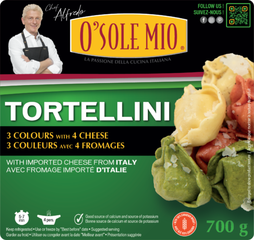 TORTELLINI 3 Couleurs et 4 fromages
