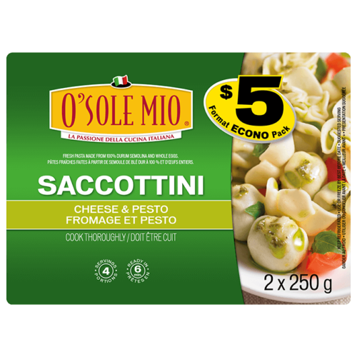 SACCOTTINI  Fromage et Pesto