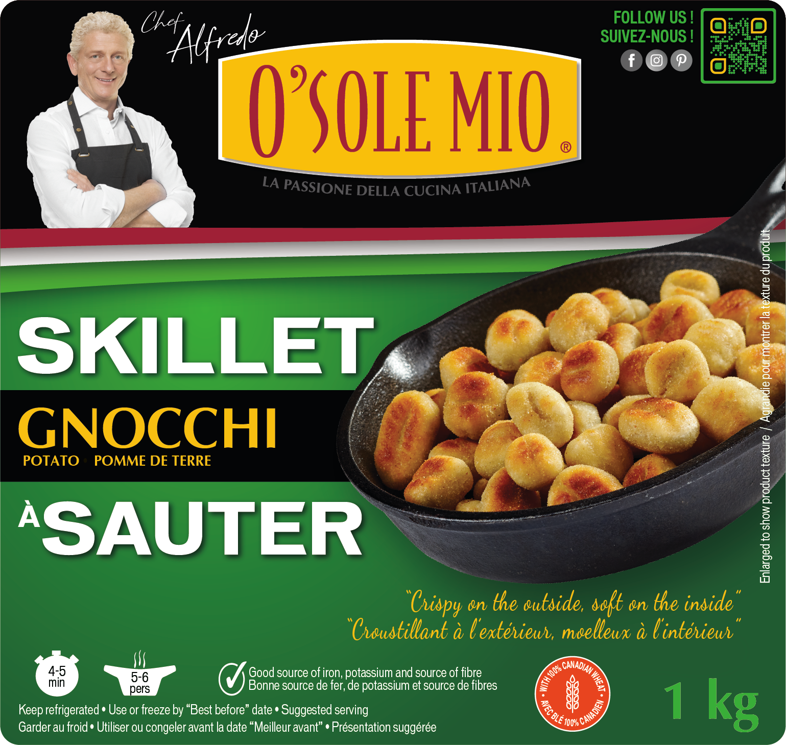 11610_Etq_Front_GNOCCHI POTATO SKILLET 1KG