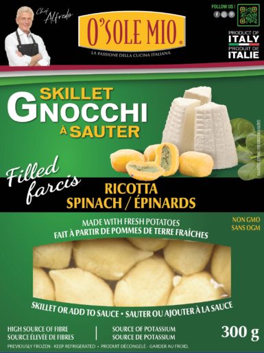 GNOCCHI FARÇIS Ricotta et Épinards