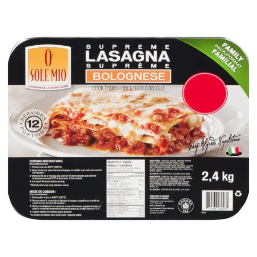 SUPRÊME  Lasagne bolognese