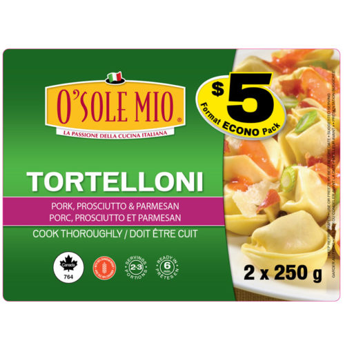 TORTELLONI   Porc, Prosciutto et Parmesan