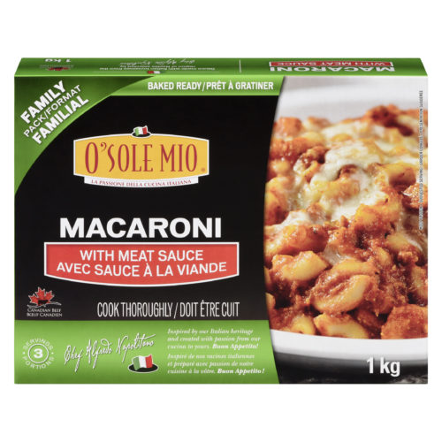 MACARONI  Sauce à la Viande